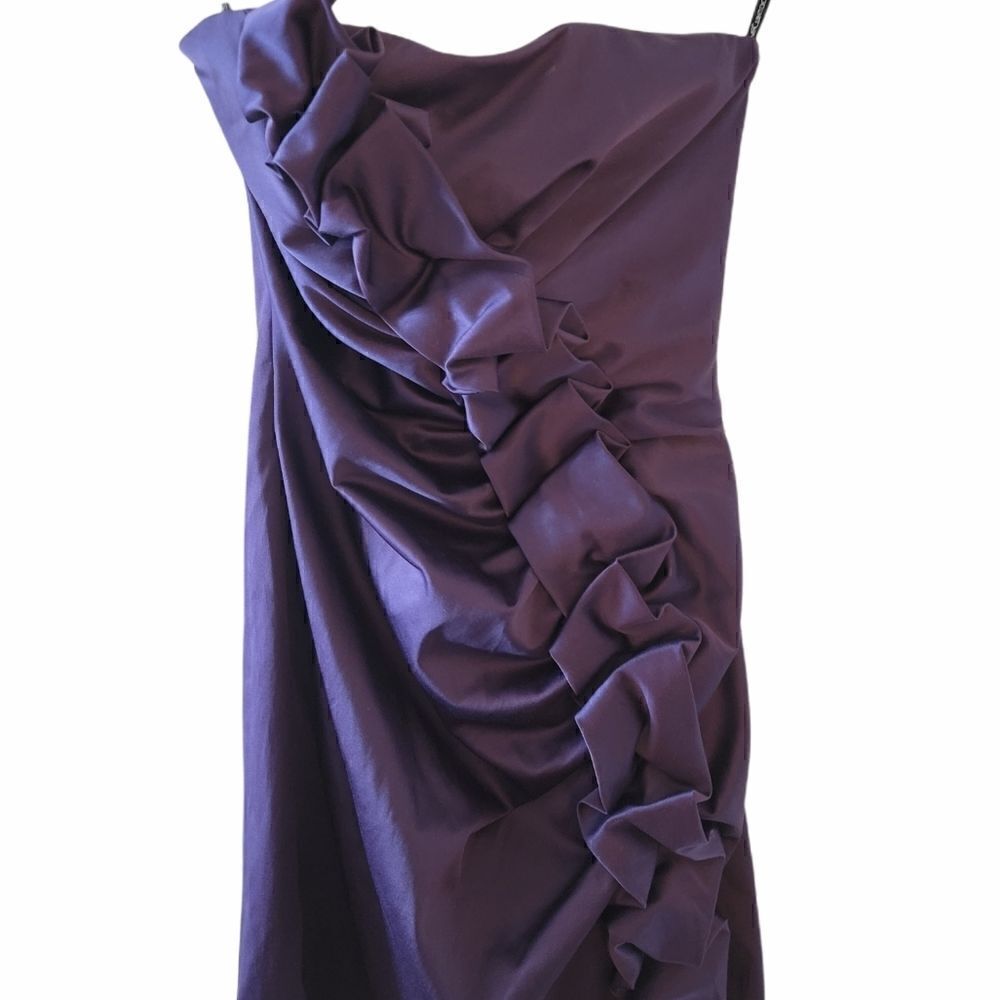 Vintage Gunne Sax 2 by Jessica McClintock Strapless 80's Dress